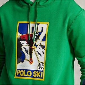 Sold out polo ski fleece hoodie